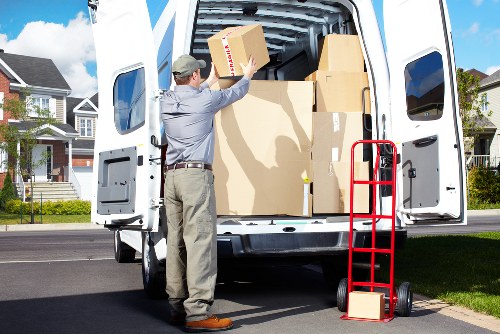 Van equipped for moving services in Earls Court