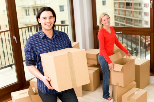 Technology-enhanced process aiding a home move in Earls Court.